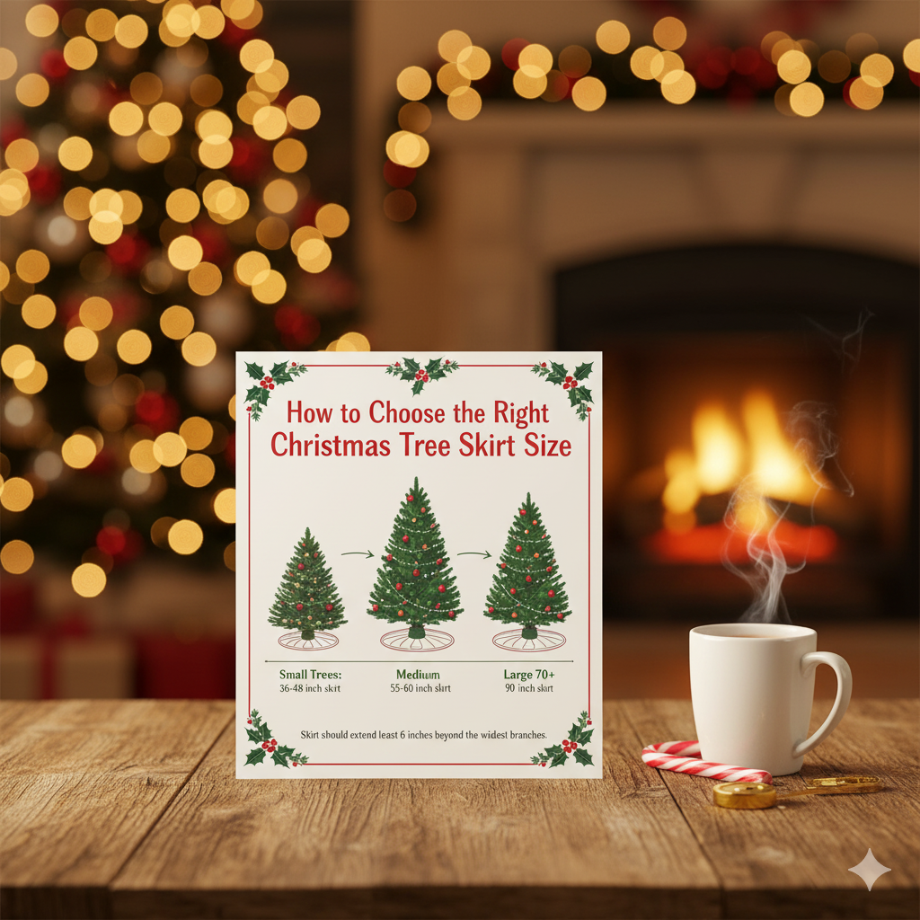 How to Choose the Right Christmas Tree Skirt Size