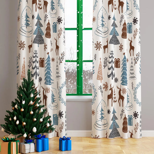 How to Decorate Window Blinds for Christmas
