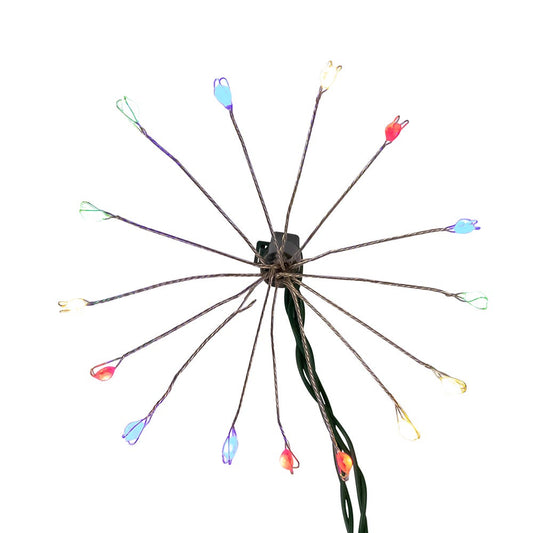75-Light Cluster Burst Set – Multi-Color LEDs, Green Wire | Kurt Adler