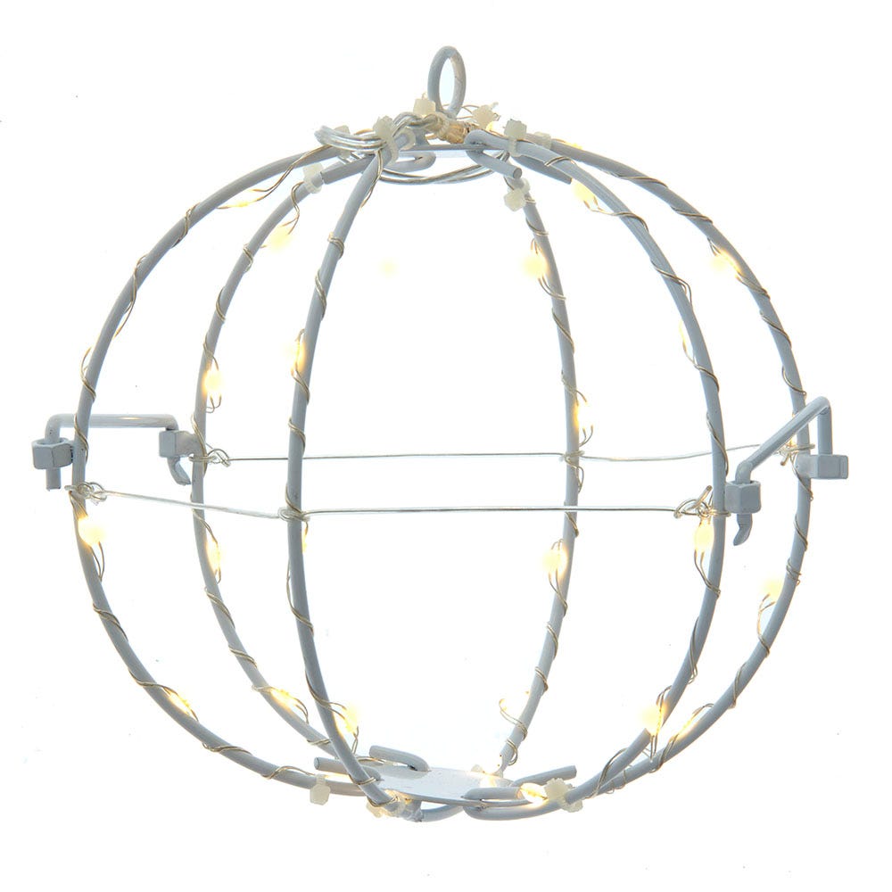 Kurt S. Adler AD1018WW Sphere Lights, Warm White