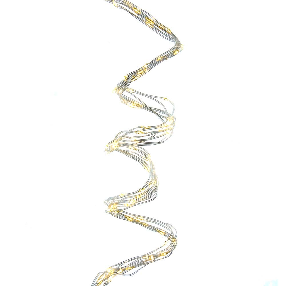 240-Light 9.8 ft Warm White LED Cascade Lights | Kurt Adler