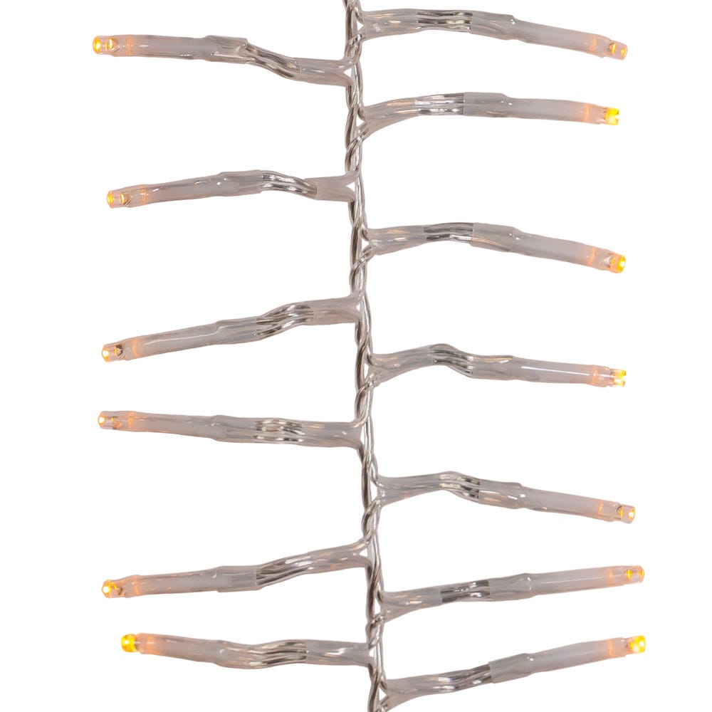 1000-Light Cool White Clear-Wire Cluster Garland | Kurt Adler