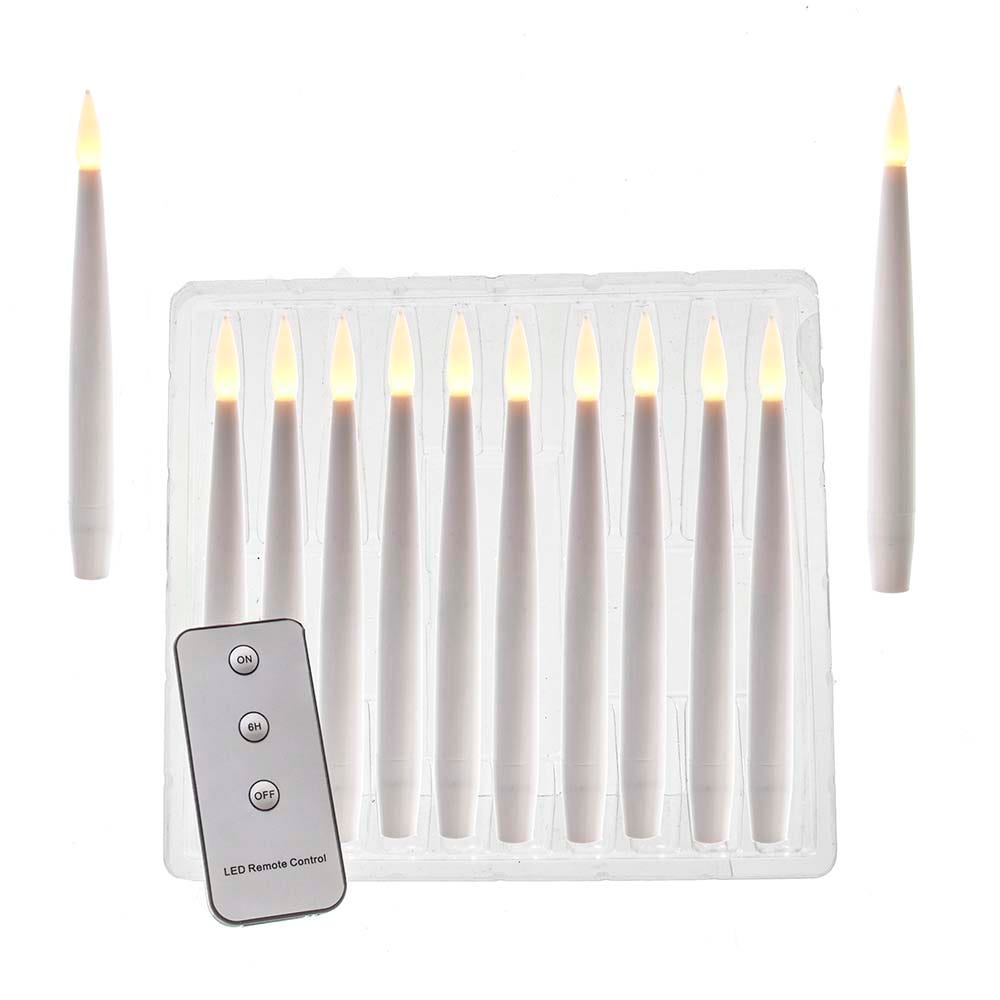 Kurt S. Adler BAT1701 Novelty Candle, White