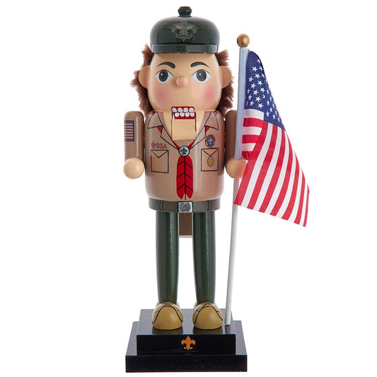 Kurt Adler 12.5" Wooden Boy Scout Nutcracker