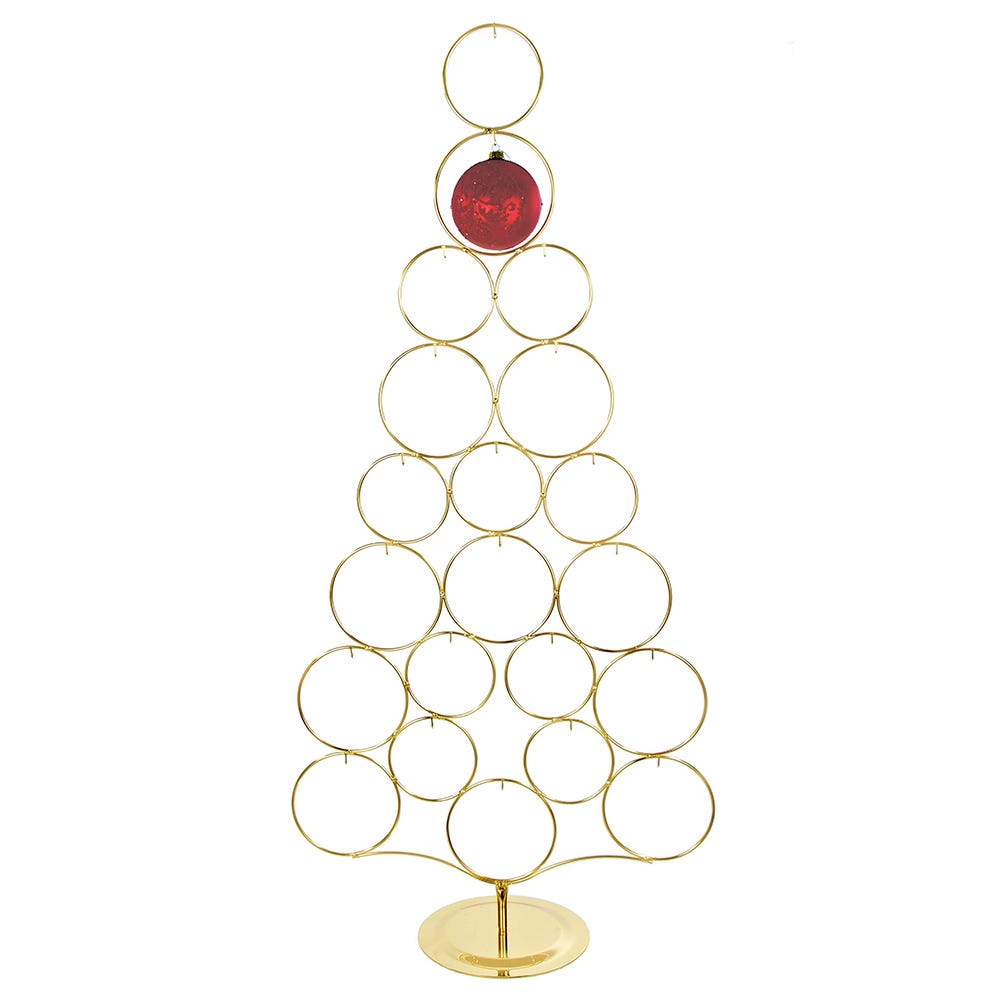 42" Gold Metal Christmas Tree Rack/Stand | Kurt Adler