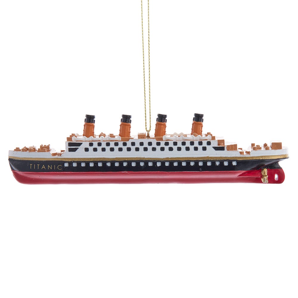 "Titanic" Boat Ornament