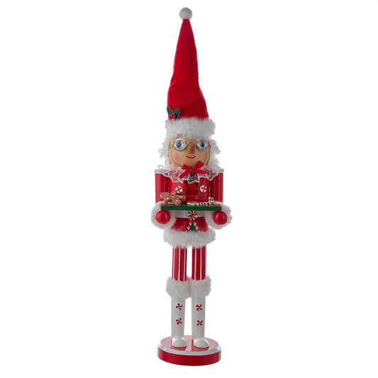Kurt Adler 15-inch Wooden Mrs. Claus Nutcracker