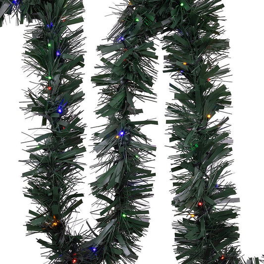 24' Pre-Lit Green Pathway Garland with Stakes | Kurt Adler