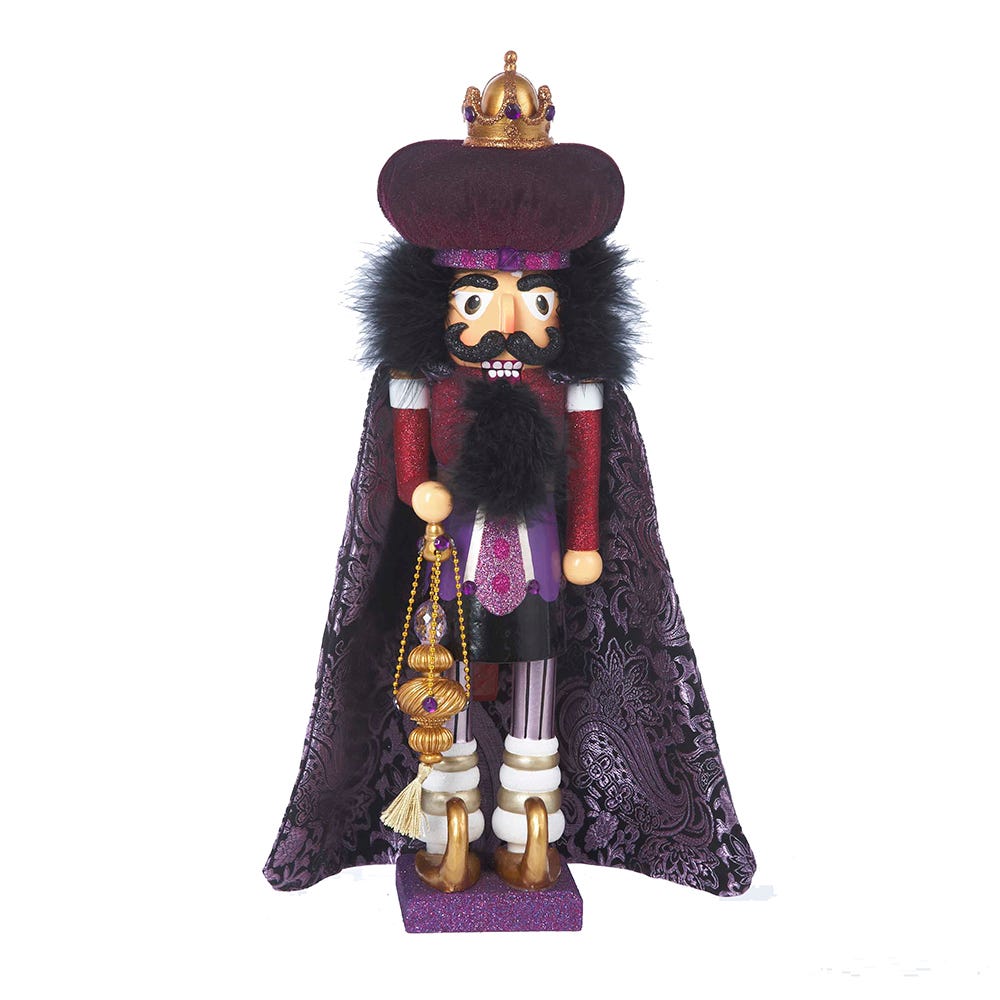Kurt S. Adler Kurt Adler Hollywood King, 18-Inch, Purple Nutcracker