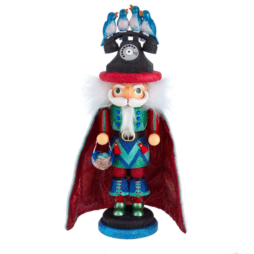 Kurt S. Adler 17.5-Inch Hollywood 12 Days of Christmas Four Calling Birds Nutcracker