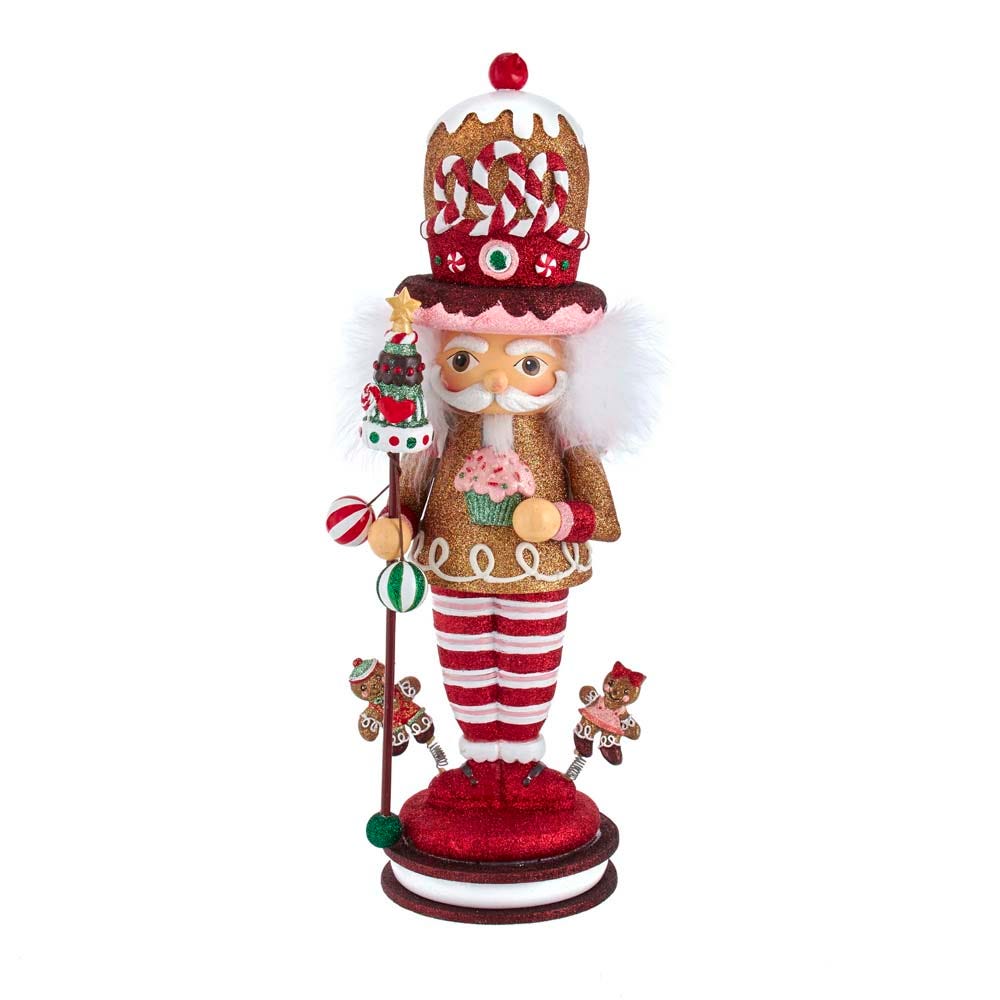 16.5-Inch Hollywood Gingerbread King Nutcracker, Multicolor