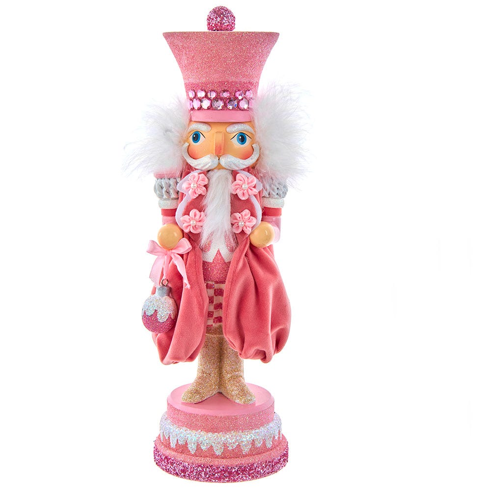 15-Inch Hollywood Pink Sweet Soldier Nutcracker