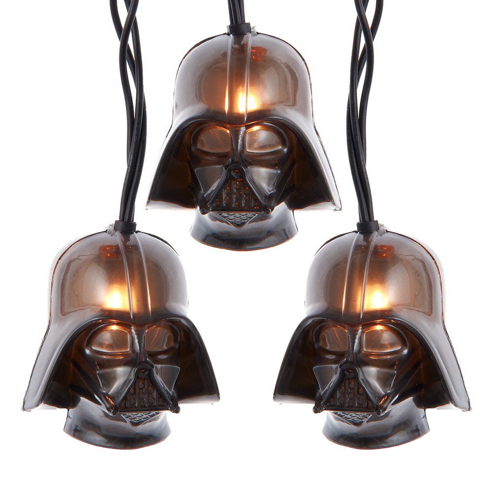 10-Light Star Wars™ Darth Vader Head Light Set | Kurt Adler