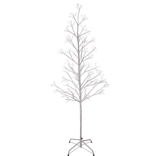 5' White Birch Twig Tree with Multi-Color 8-Function Fairy LEDs | Kurt Adler
