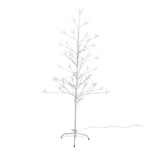 5' White Birch Tree with Warm White 8-Function Fairy LEDs | Kurt Adler