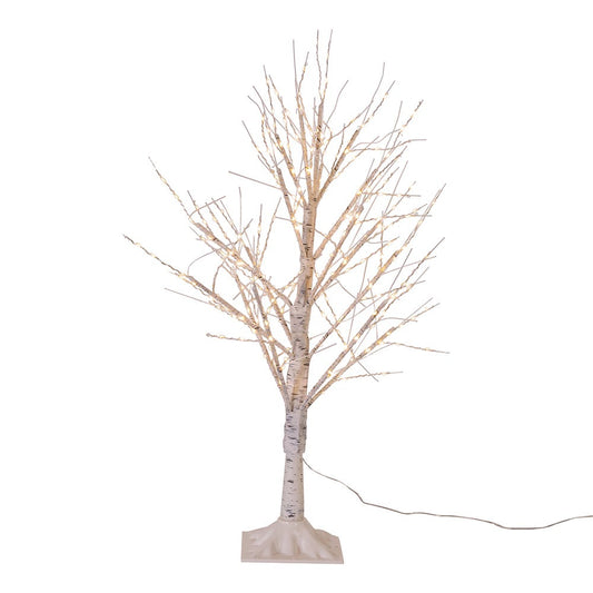 3' White Birch Twinkle Warm White Fairy LED Twig Tree | Kurt Adler