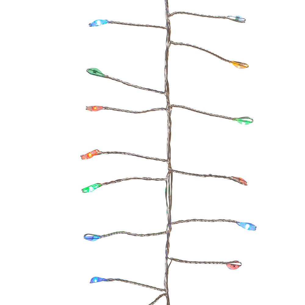 Kurt Adler 240-Light RGB Twinkle Fairy Cluster Light Set