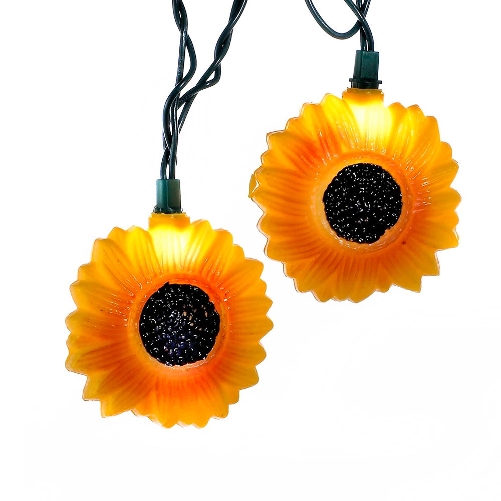 Kurt Adler UL4248 UL 10-Light Sunflower Light Set