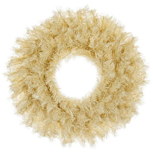 30" Unlit Cream Wreath | Kurt Adler