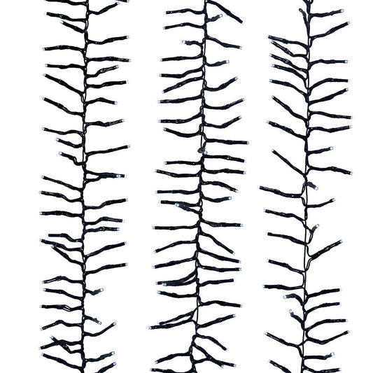 1000-Light 33 ft Cluster Garland – Cool White LED | Kurt Adler