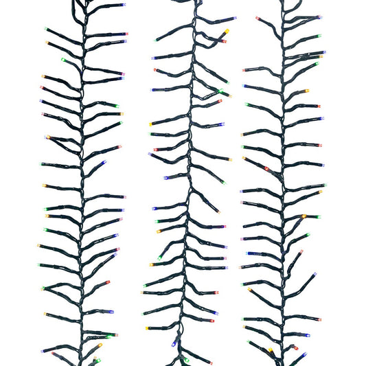 1000-Light 33 ft Cluster Garland – Multi-Color LED | Kurt Adler