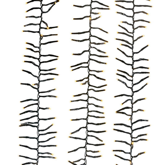 2000-Light 65 ft Cluster Garland – Warm White LED | Kurt Adler