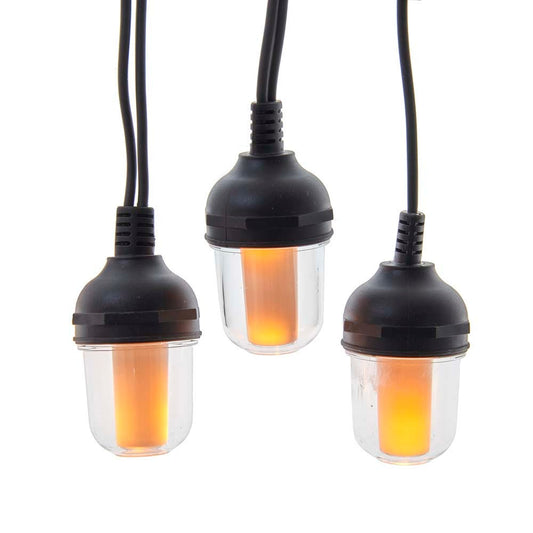 100-Light Lantern String Light Set with Flicker Flame (10-Piece) | Kurt Adler