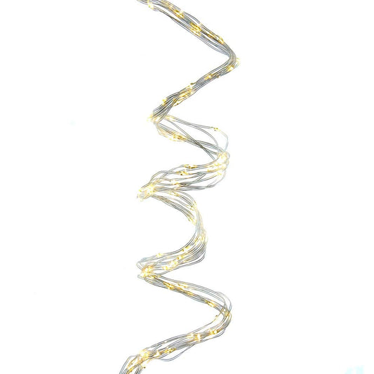 240-Light 9.8 ft Warm White LED Cascade Lights | Kurt Adler