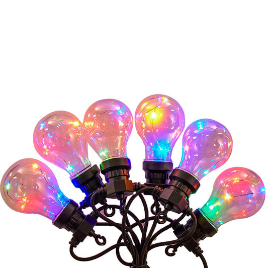 40-Light Edison Bulb String with Mini Fairy Lights | Kurt Adler