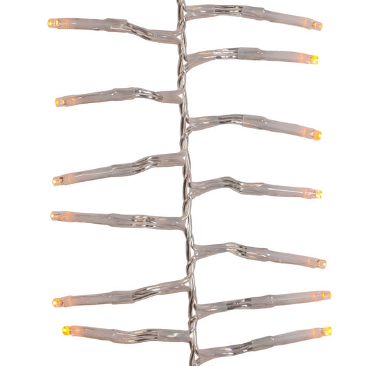 1000-Light Cool White Clear-Wire Cluster Garland | Kurt Adler