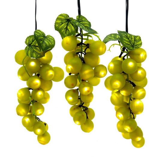 Kurt S. Adler Kurt Adler 75 LED Large Green Grape Novelty Light Set, Multi