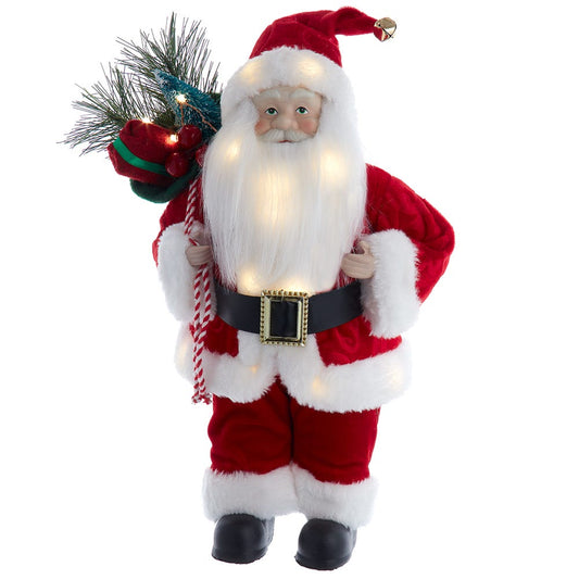 12" Battery-Operated LED Santa | Kurt Adler
