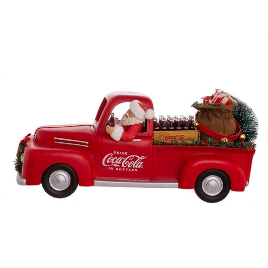14" Coca-Cola® Santa in Pickup Truck | Kurt Adler