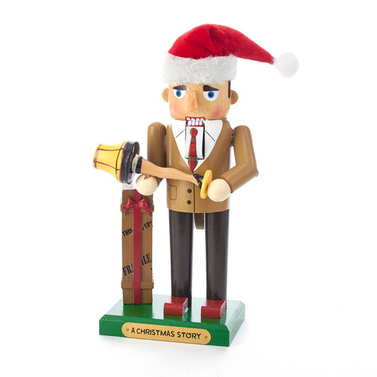 Kurt Adler 11" A Christmas Story Mr. Parker with Leg Lamp Nutcracker