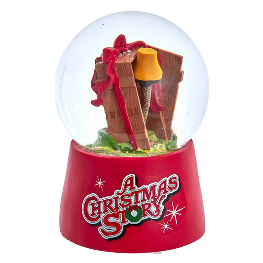 Kurt S. Adler 100MM Musical Leg Lamp Waterglobe, Multicolor