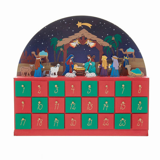 Kurt S. Adler D4034 Advent Calendar, Multi-Colored