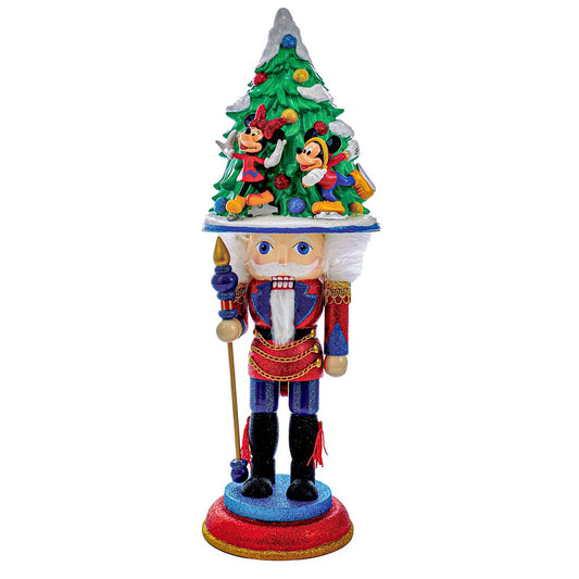 Kurt Adler 16.25" Hollywood Mickey and Minnie Ice Skating Nutcracker