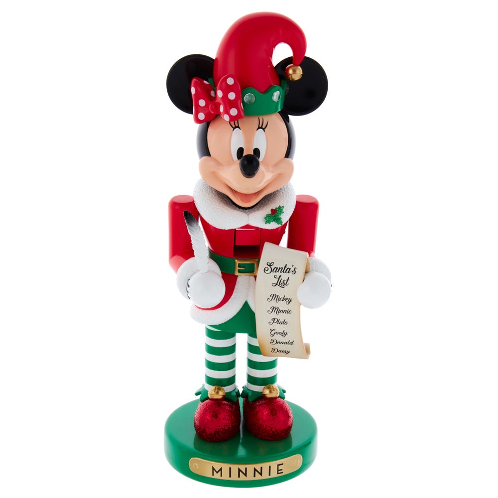 Disney 10-Inch Minnie The Elf Nutcracker