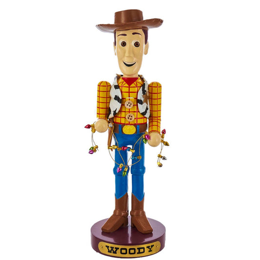 Kurt Adler Disney Toy Story Woody Nutcracker, 11-inch Height, Multicolor, Wood