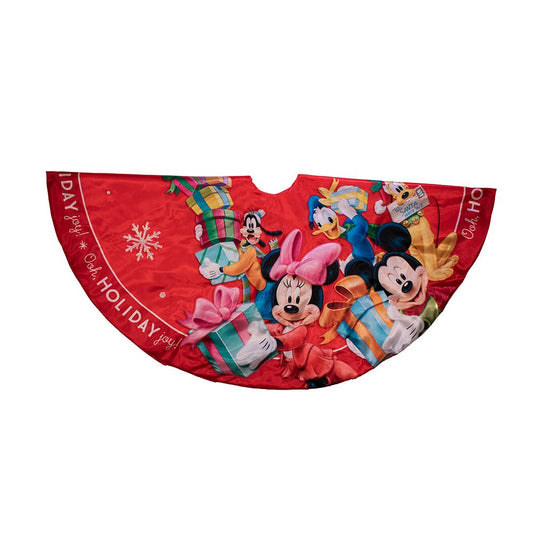 Kurt S. Adler Kurt Adler 48-Inch Disney Mickey and Friends Tree Skirt, Multi