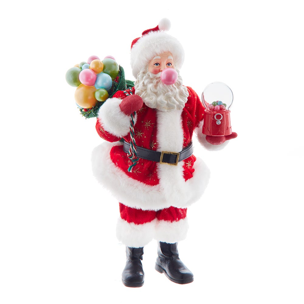 Kurt Adler 10.5-inch Fabriché™ Bubblegum Santa