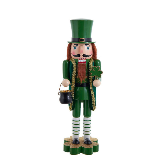 14" Leprechaun Soldier Nutcracker | Kurt Adler