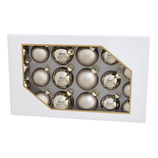 Kurt S. Adler GG0963SMPW Ornament Set, Pewter