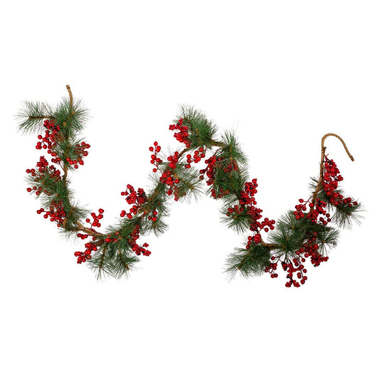 6' x 12" Berry Rope Garland | Kurt Adler