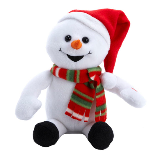 Kurt Adler 10-Inch Laughing Snowman with Farting Sound