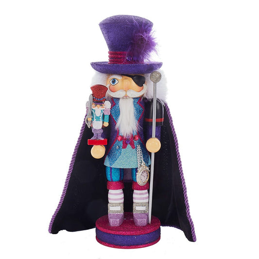 Kurt S. Adler Hollywood Drosselmeier Nutcracker, Purple, 15in