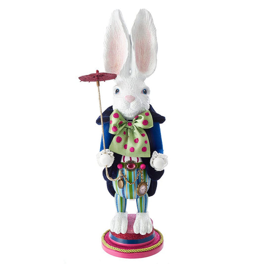 Kurt S. Adler, Inc. HA0382 Kurt Adler 18" Hollywood White Rabbit Nutcracker