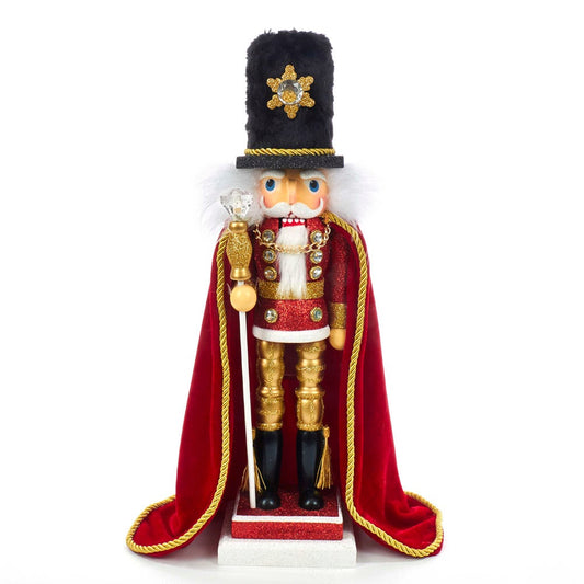 Kurt S. Adler 17" Hollywood Elegant Soldier Nutcracker, Red