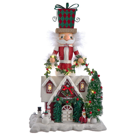 18" Deck the Halls Musical LED Nutcracker | Kurt Adler