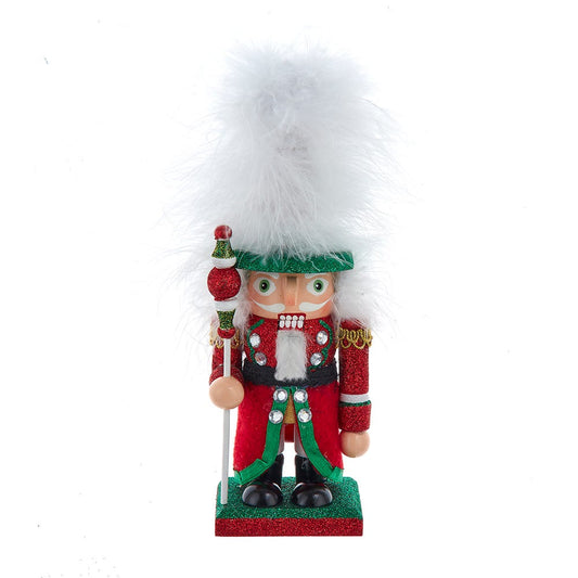 Kurt Adler 9-inch Hollywood Nutcrackers™ Red, Green & White Soldier Nutcracker